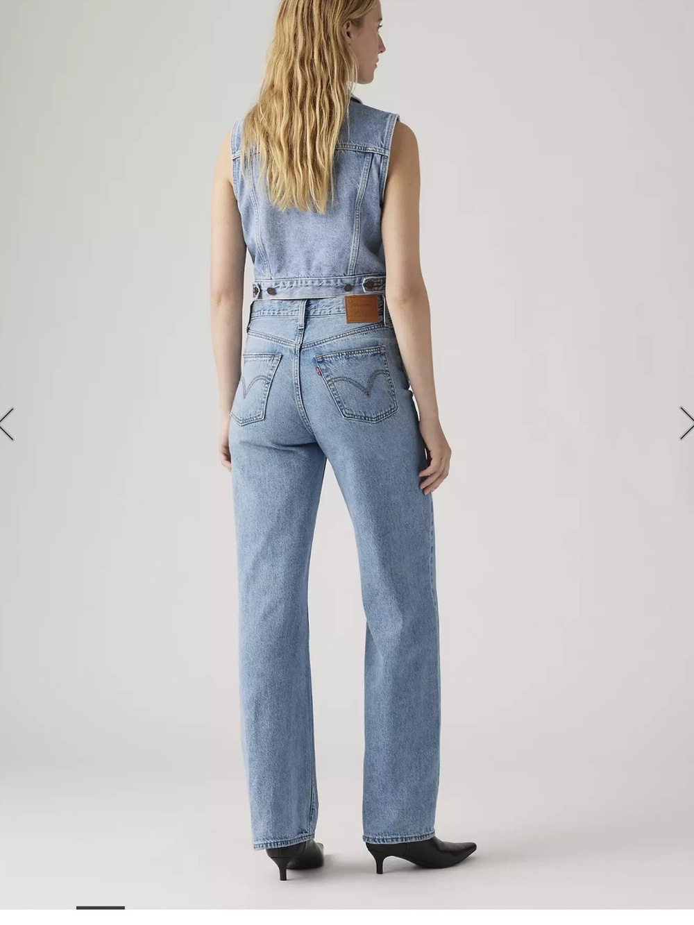 Levi’s rib cage straight denim EUC - Picture 3 of 5